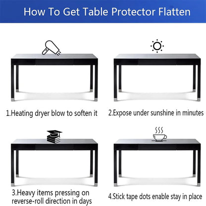 Durable 1.5mm PVC Table Cover - Waterproof, Oil-Proof & Scratch Resistant