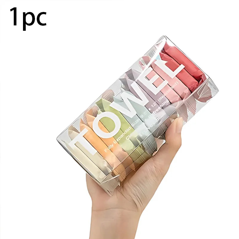 1 Pcs Compressed Cotton Disposable Face Towels