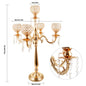 Gold Crystal Candle Holders Candlestick