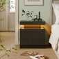 LED Nightstand End Table with RGB LED Lights