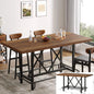 Large 63-inch Farmhouse Kitchen Table
