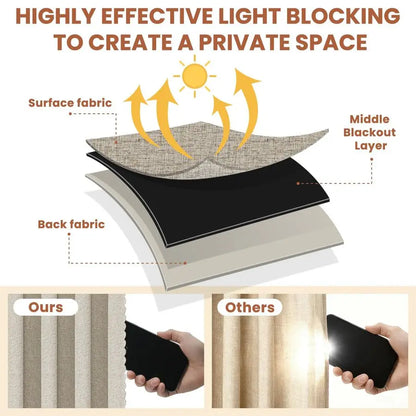 100 Blackout Accordion Door Curtain 98x84