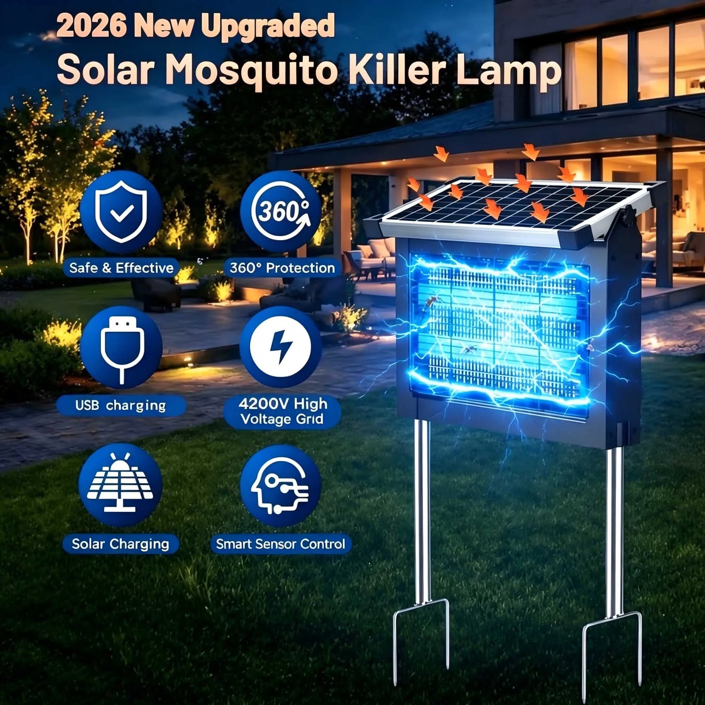 Solar Bug Zapper Outdoor