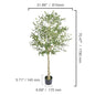 Artificial Olive Tree 4/5/6FT Tall