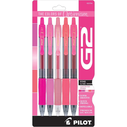 Retractable Gel Ink Pens Fine Point 0.7mm