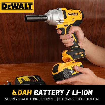 DEWALT DCB206 20V 6.0Ah Lithium Ion Battery, Rechargeable Backup Battery Pack for All DEWALT 20V Power Tools Ensuring Performance