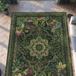 Green Plant Pattern Persian Rug