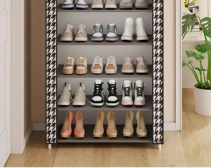 Shoes Organizer Rack Multilayer Dustproof Shoe Cabinet