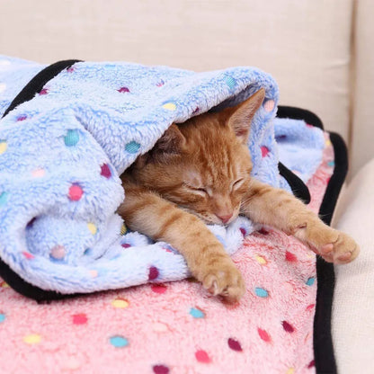 Soft Fluffy Cozy Warm Blanket for Cats  Dogs