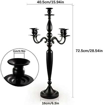 Metal Candelabra Tapered Candle Holder