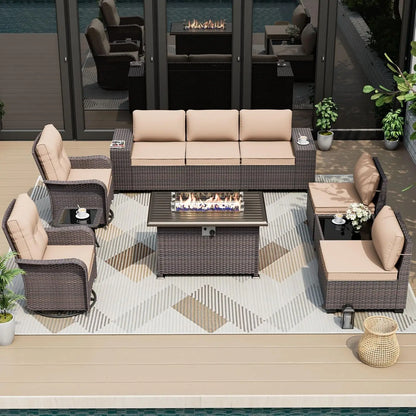 10 Pieces Patio Furniture Set