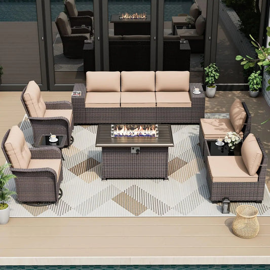 10 Pieces Patio Furniture Set