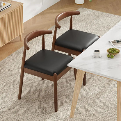 Dining Chairs Set of 2, Mid-Century Modern