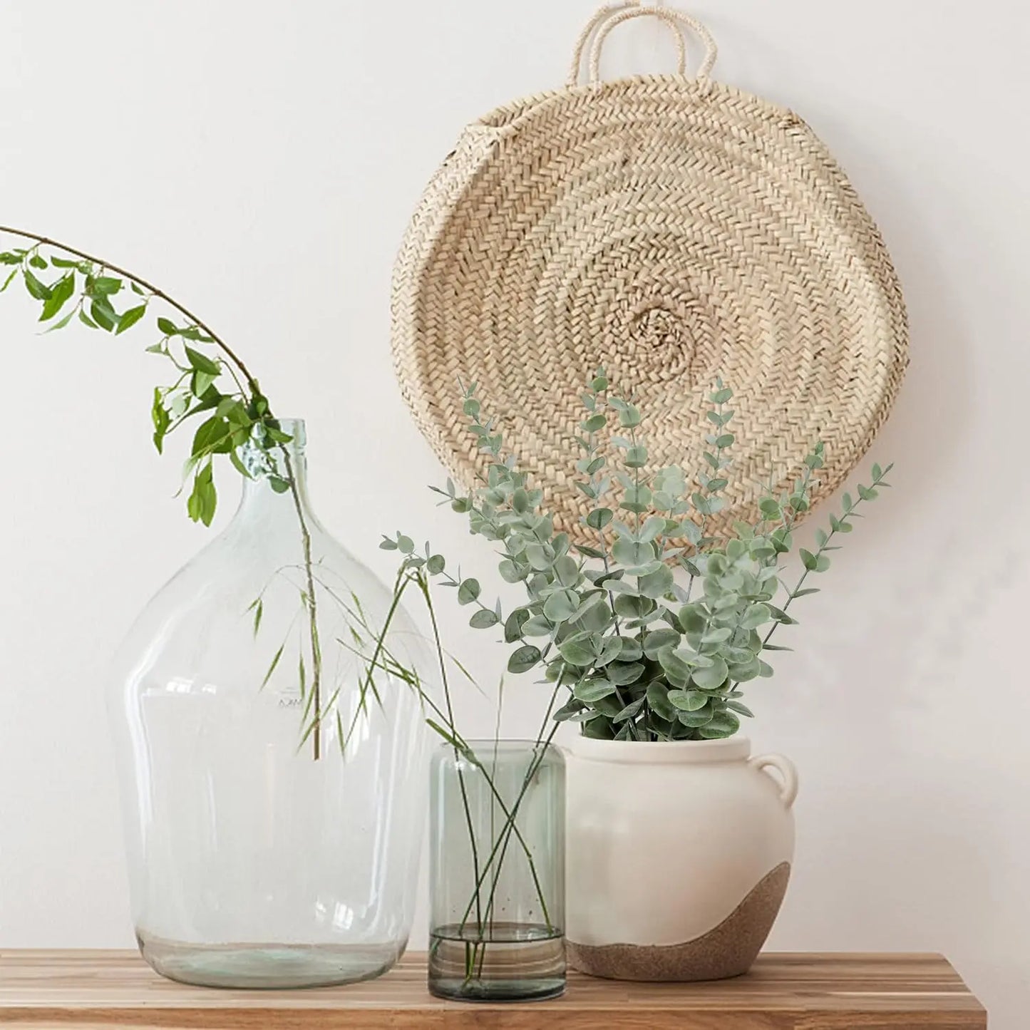 10-50PCS DIY Artificial Eucalyptus Wall Hanging Decor