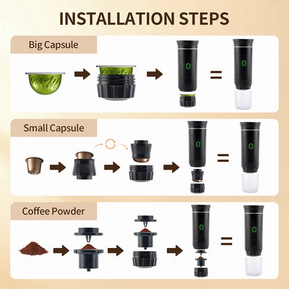 Wireless Electric Portable Espresso Coffee Machine