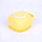2-In-1 Pet Bath & Massage Brush With Shampoo Storage