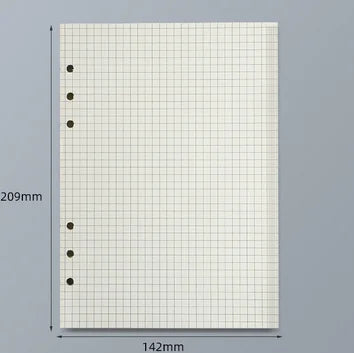 45 Sheets A5 A6 A7 Loose Leaf Notebook Refill