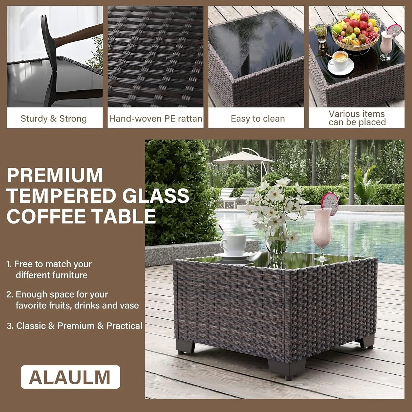 10 Pieces Patio Furniture Set