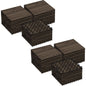 54PCS Acacia Wood Interlocking Flooring Tiles