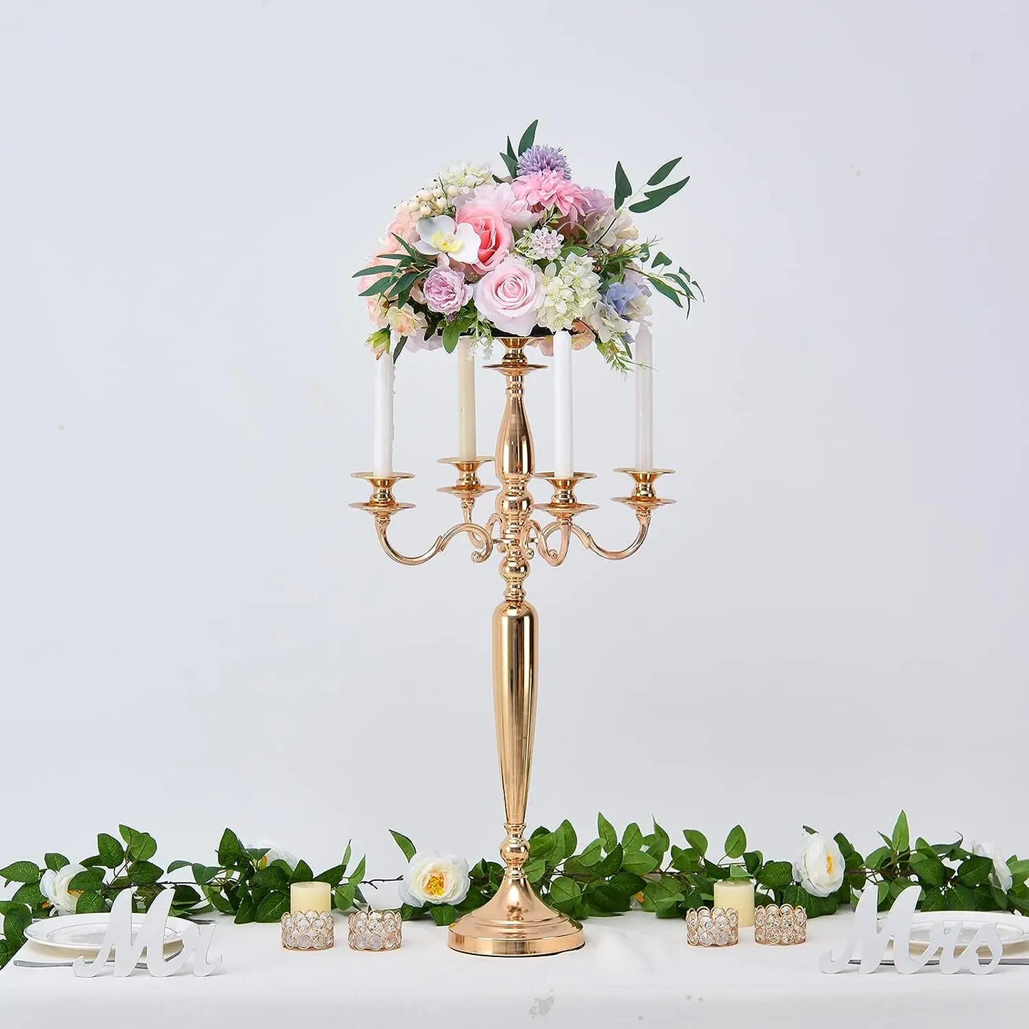 Metal Candelabra Tapered Candle Holder