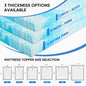 2-4 Inch Gel Memory Foam California King Mattress Topper
