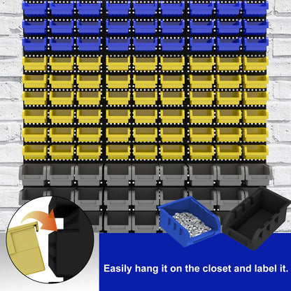 45/90/135pcs Wall-Mounted Tool Organizer