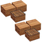 54PCS Acacia Wood Interlocking Flooring Tiles