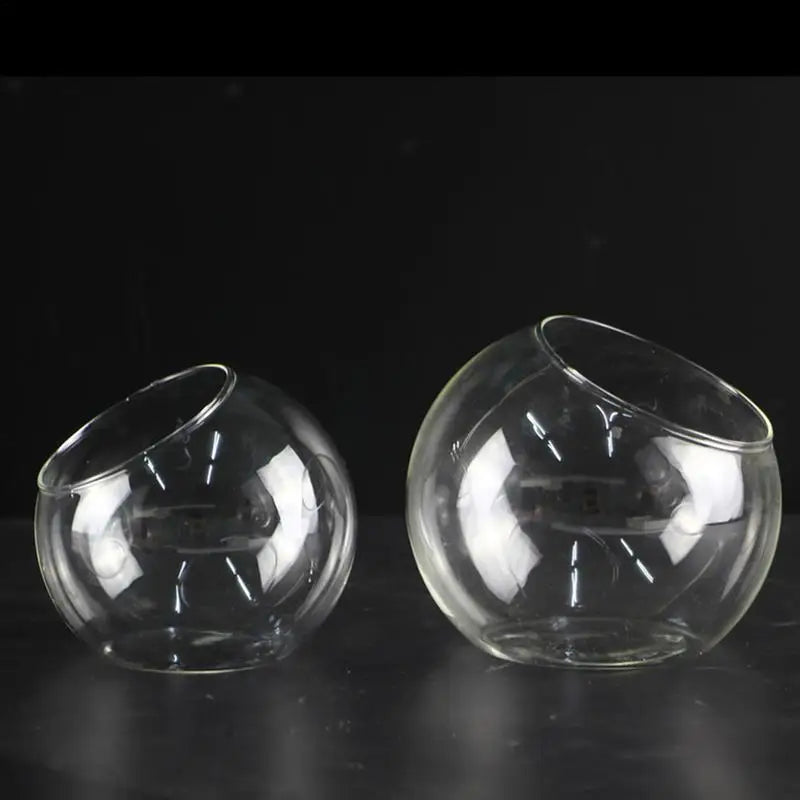 Terrariums Glass Round Terrarium Fish bowl Plant Flowerpot Vase
