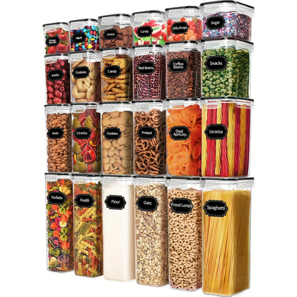 24Piece Airtight Food Storage Containers Set BPA-Free