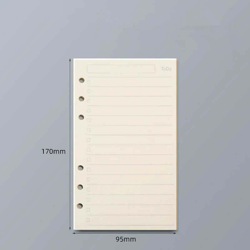 45 Sheets A5 A6 A7 Loose Leaf Notebook Refill