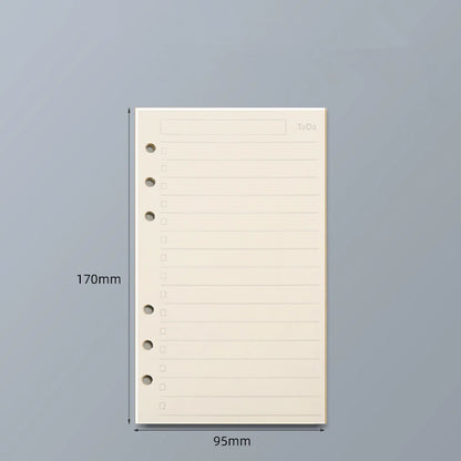 45 Sheets A5 A6 A7 Loose Leaf Notebook Refill