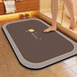 1pc Diatomite Bath Mat Quick Dry Super Absorbent Non-slip