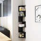 7-Tier Rustic Wall-Mounted Corner Shelfs