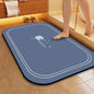 1pc Diatomite Bath Mat Quick Dry Super Absorbent Non-slip