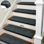 Bullnose Non-Slip Stair Treads -Ultra Plush- Washable Self-Adhesive