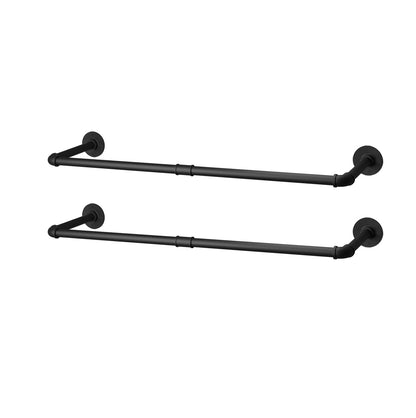 Pack Of 2 Industrial Pipe Clothing Rack