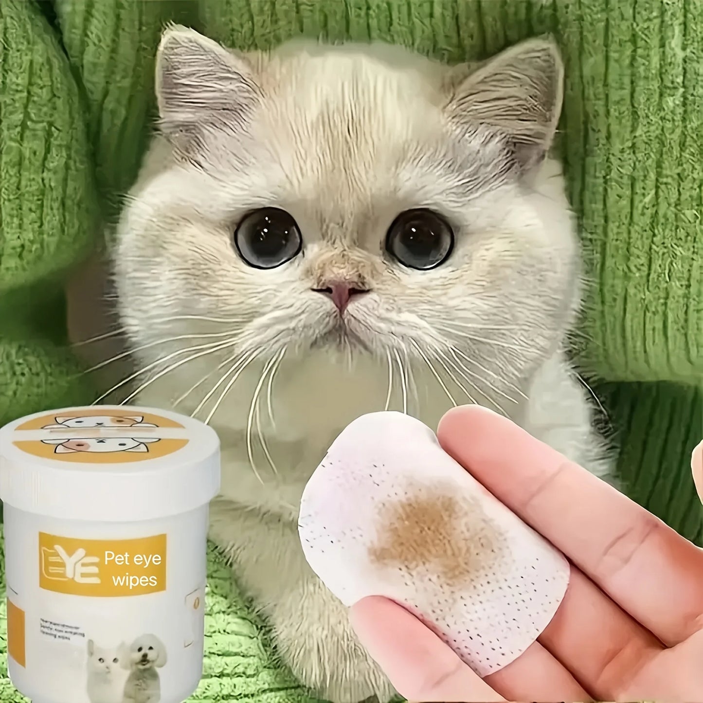 200pcs Eyes Wipes For Dogs & Cats