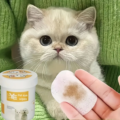 200pcs Eyes Wipes For Dogs & Cats