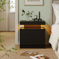 LED Nightstands or End Table with 2 Drawers,