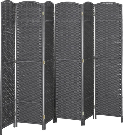 6 panel 5.6' Tall Freestanding Wall Partition