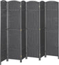 6 panel 5.6' Tall Freestanding Wall Partition