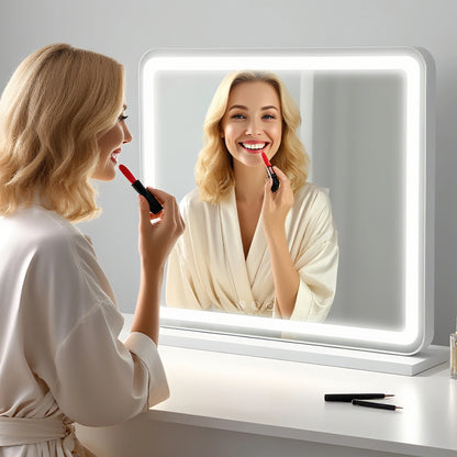 LED Vanity Mirror with  Dimmable 3 Color Lights