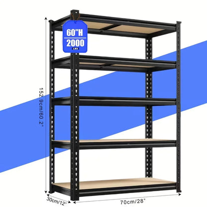72"/60"H Garage Shelving 2000LBS Capacity