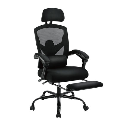 Ergonomic Reclining High Back Mesh Chair Lumbar Support Pillow