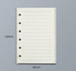 45 Sheets A5 A6 A7 Loose Leaf Notebook Refill
