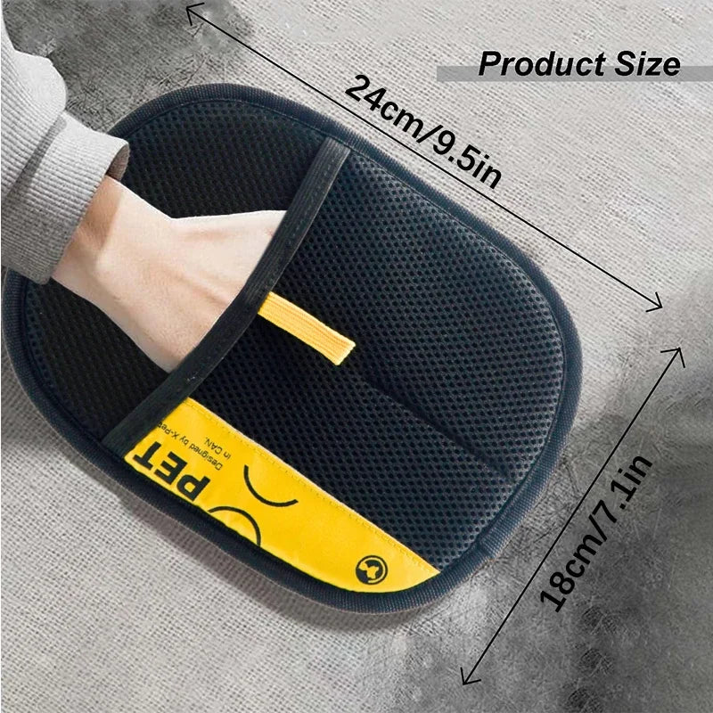 electrostatic Pet hair removal gloves,