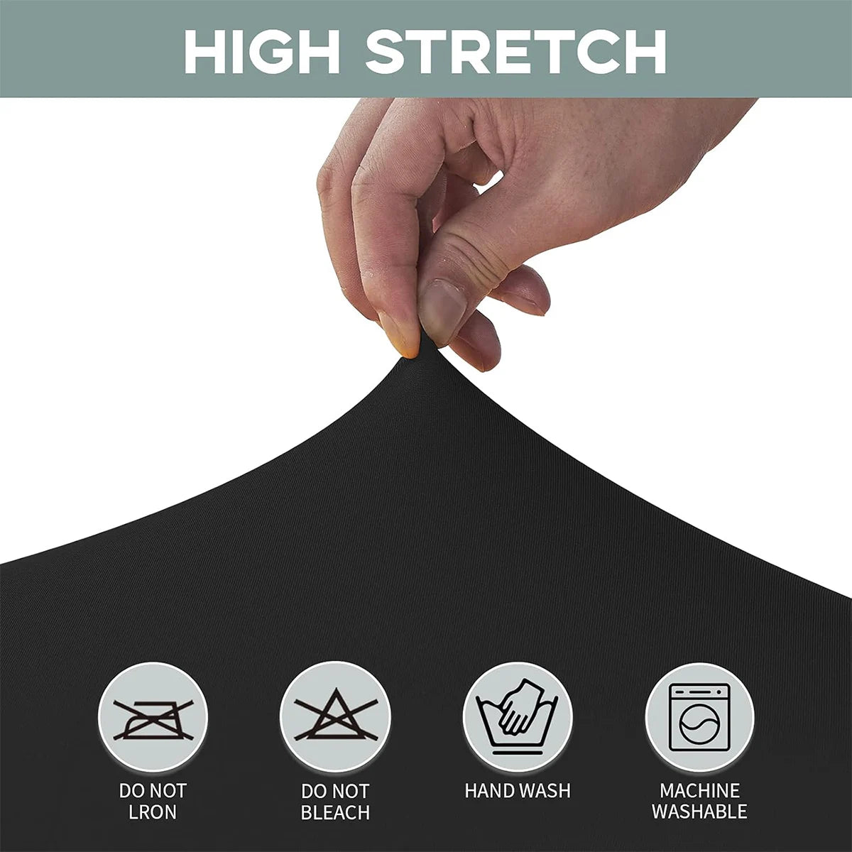Spandex Tablecloth Washable and Wrinkle Resistant Stretch