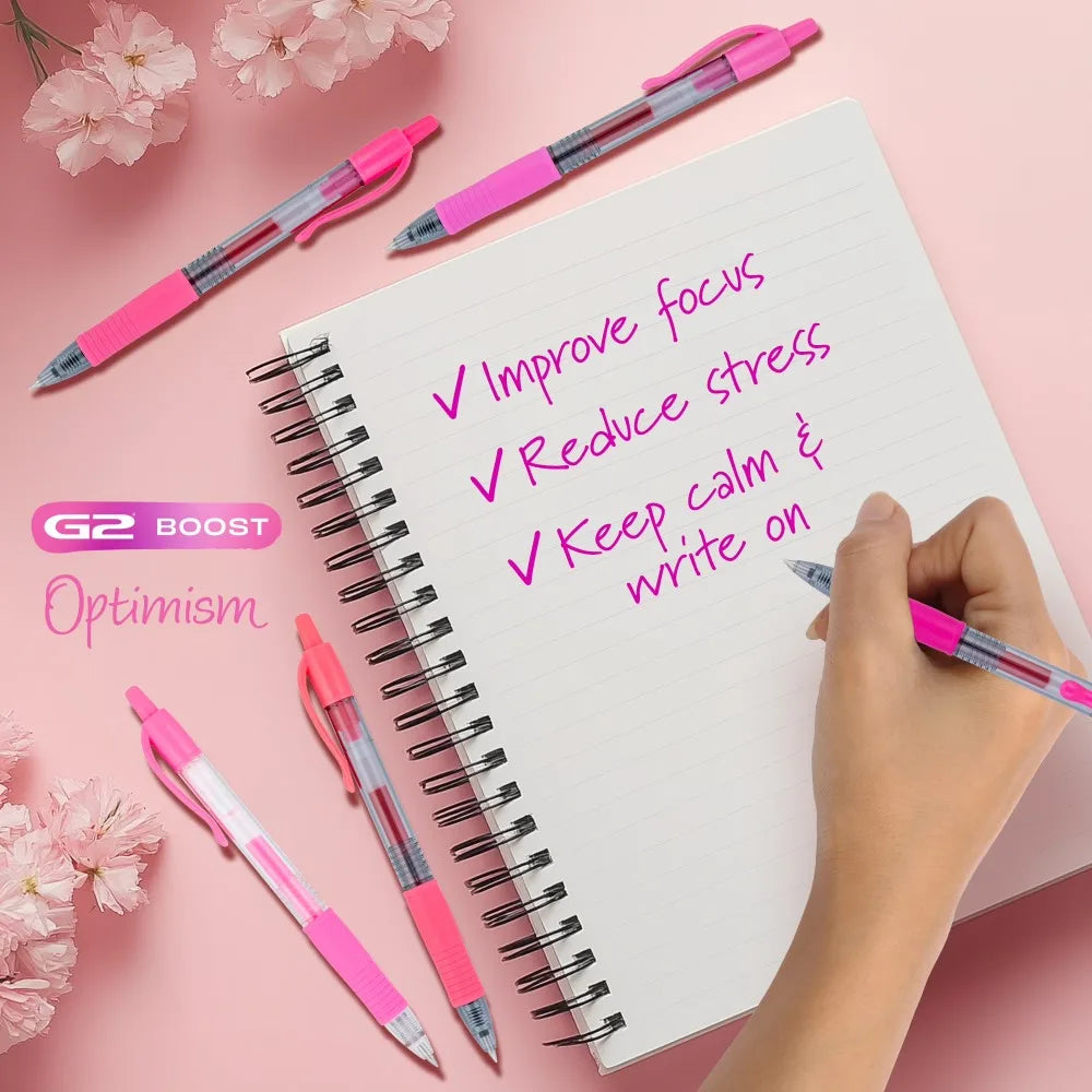 Retractable Gel Ink Pens Fine Point 0.7mm