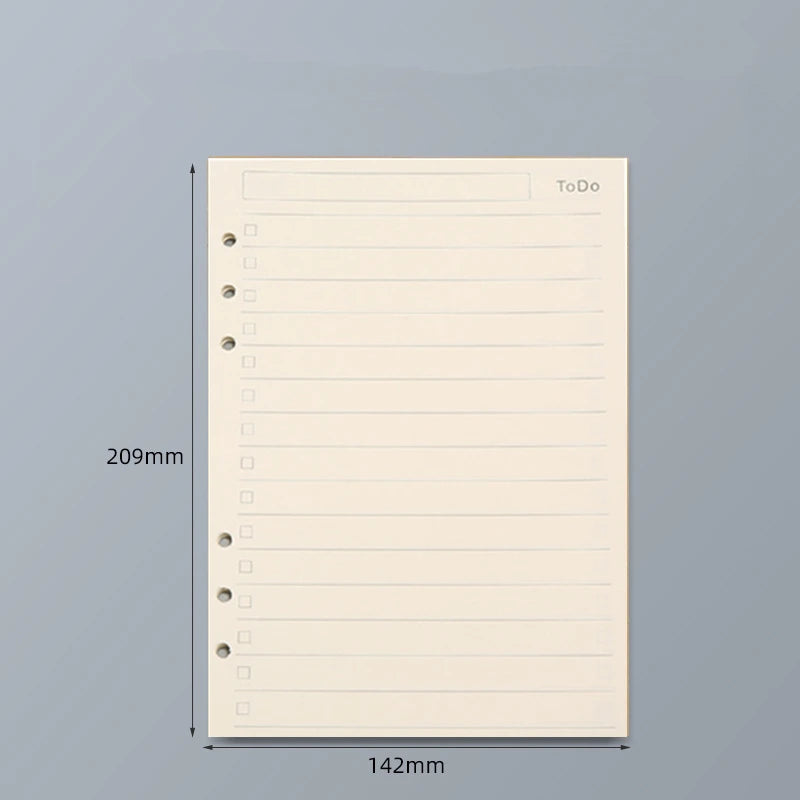 45 Sheets A5 A6 A7 Loose Leaf Notebook Refill