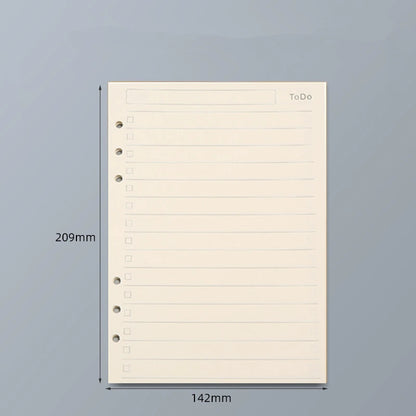 45 Sheets A5 A6 A7 Loose Leaf Notebook Refill
